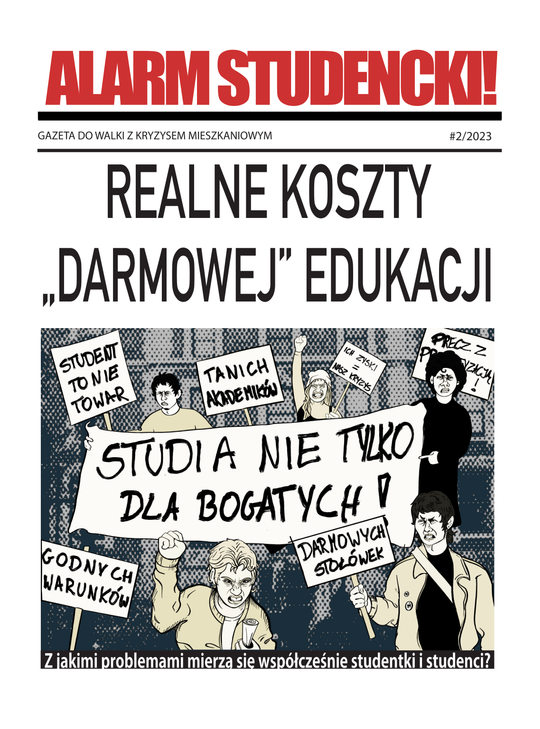 Okładka Alarm Studencki 2: Realne koszty „darmowej” edukacji