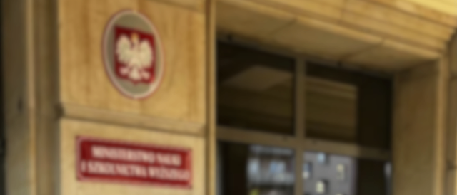 Pierwsza wizyta w Ministerstwie Nauki i Szkolnictwa Wyższego po okupacji Uniwersytetu Warszawskiego