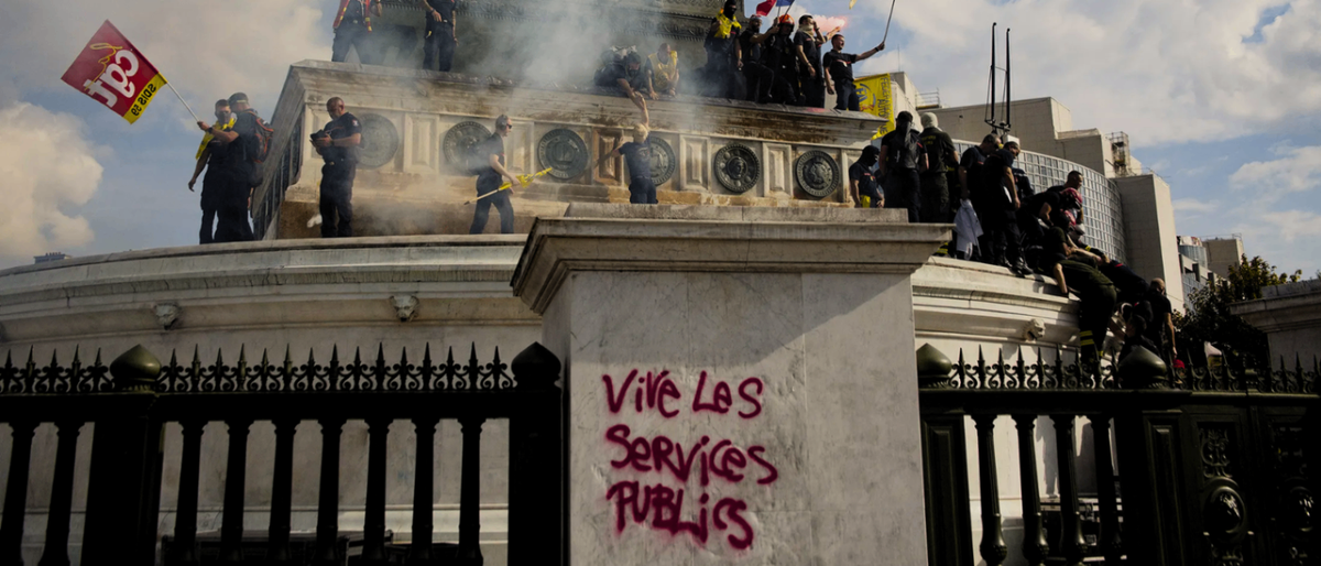 Solidarność z walczącą młodzieżą we Francji!