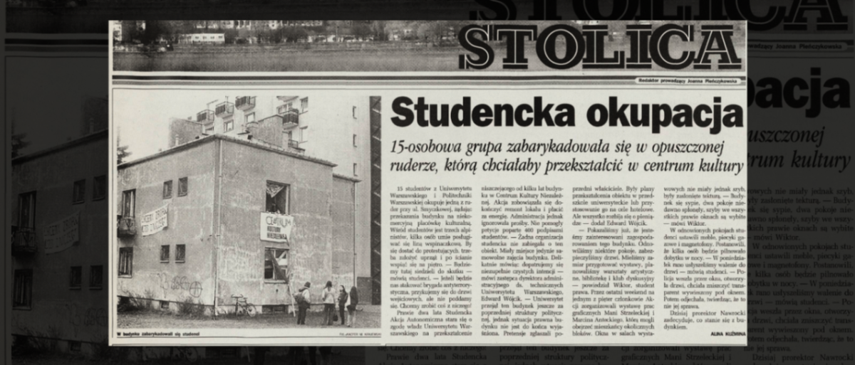 30. rocznica studenckiej okupacji na Smyczkowej. Kultura studencka dalej w kryzysie?