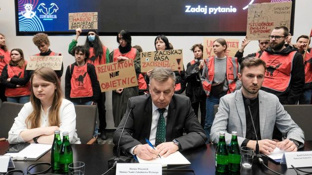 Studenckie starcie z ministrem nauki